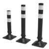 image of 3 traffic bollards