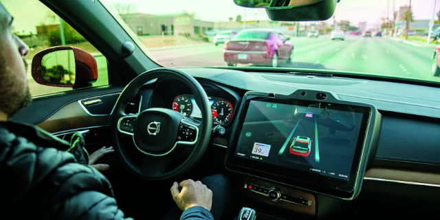 image of driver monitoring system in use