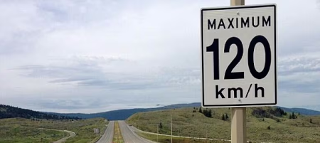 Signs set speed limits on our highways