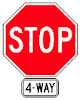4 Way Stop Sign