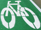 painted cycle lane