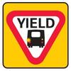 Bus Yield Sign