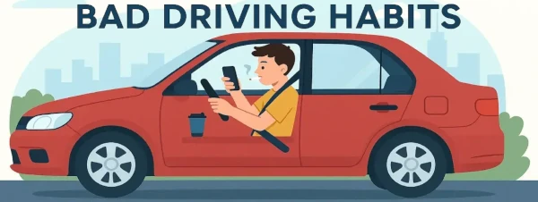 bad driving habits banner image