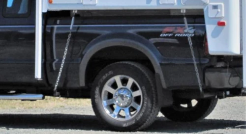 image of frame mounted camper tie downs