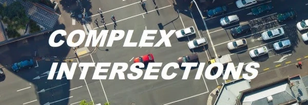 image of a complex intersection