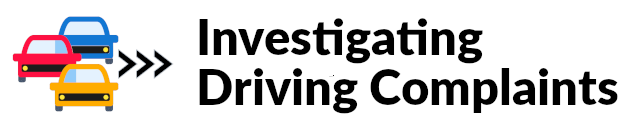 title image for investigating driving complaints
