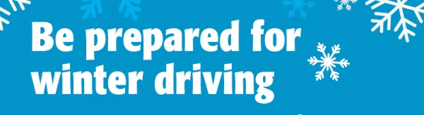 be prepared for winter driving image