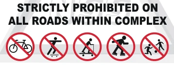 sample image of strata road use bans