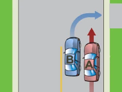 image of wide right turn collision