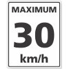 30 km/h speed sign