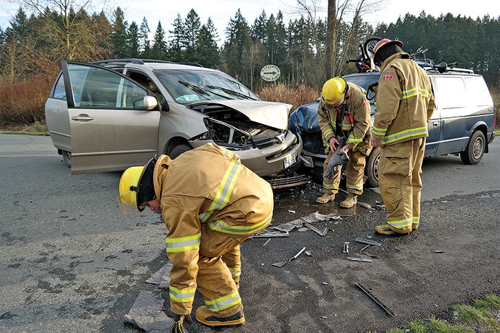 Collision at Haslam and Adshead Road Intersection