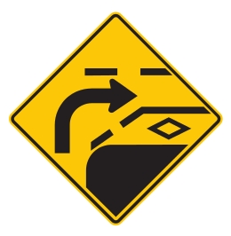 reserved lane warning