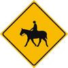 Horse Warning Sign