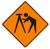 Surveyor Ahead Warning Sign