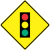 Traffic Signal Warning Sign